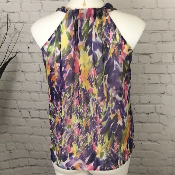 Cabi sheer floral halter top - Picture 5 of 6